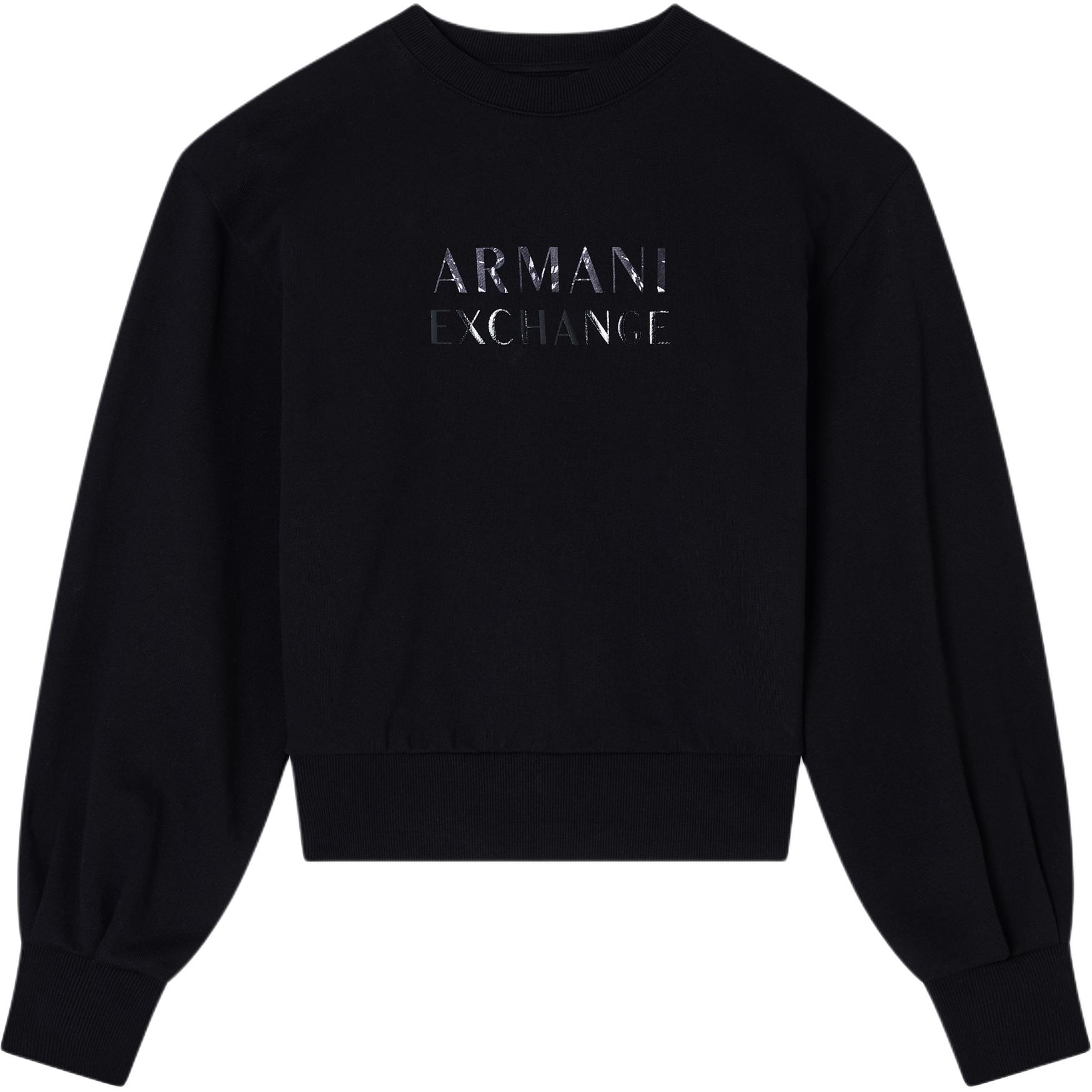 

ARMANI EXCHANGE Толстовка AE SS25 женская черная