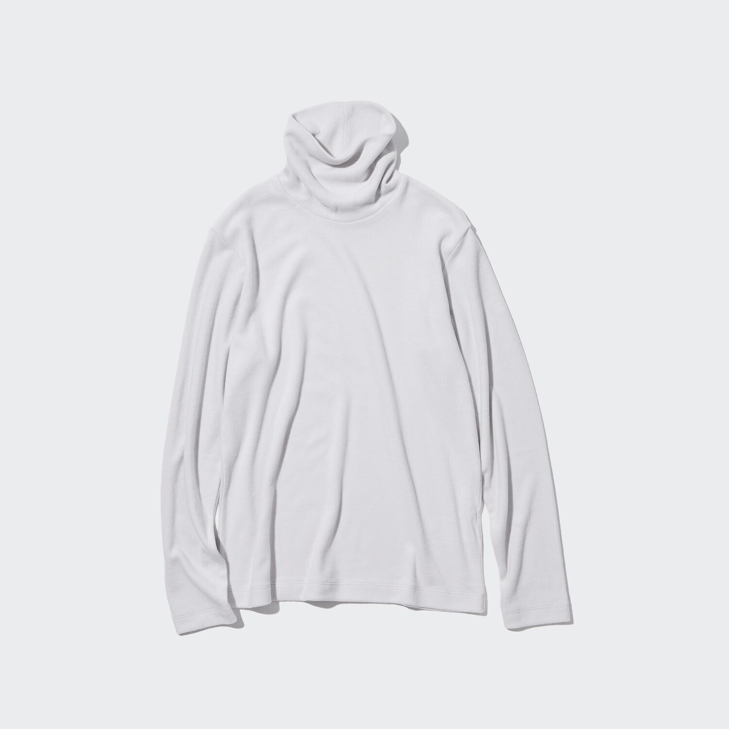 

Футболка Uniqlo Heattech с высоким воротником и длинными рукавами, светло - серый