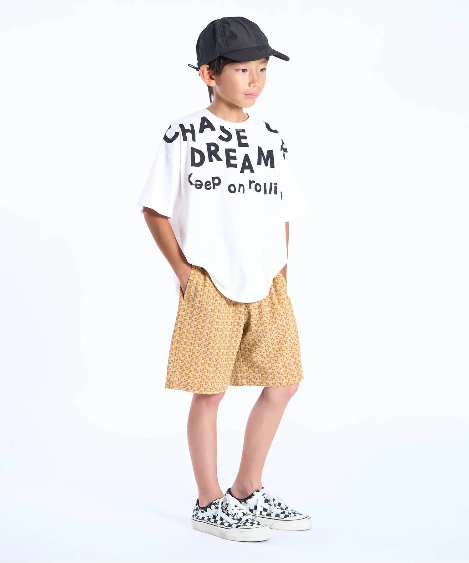 Детские брюки F.O.KIDS с жаккардовым узором — фото 2