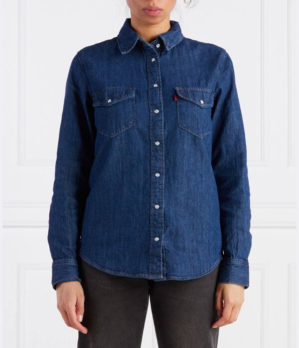 

Рубашка женская Levi'S джинсовая, синий
