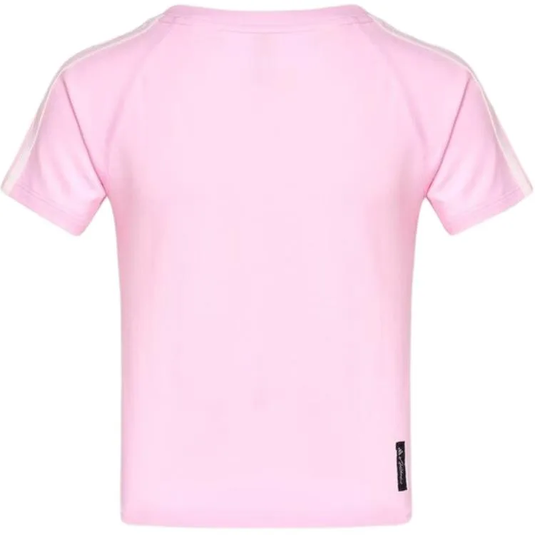 Adidas Футболка Women's Light Pink Crew Neck Moderate — фото 3