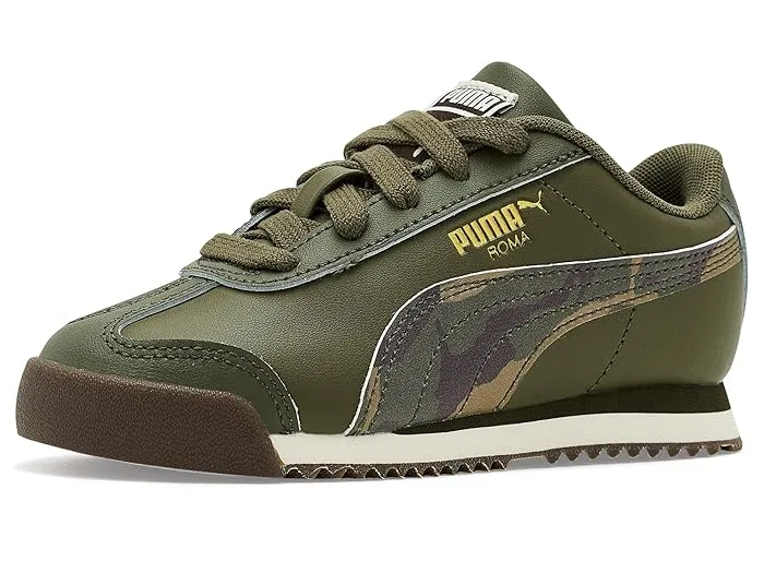 Кроссовки Roma Shoes PUMA Kids, Loden Green/Chocolate Brown/Gum