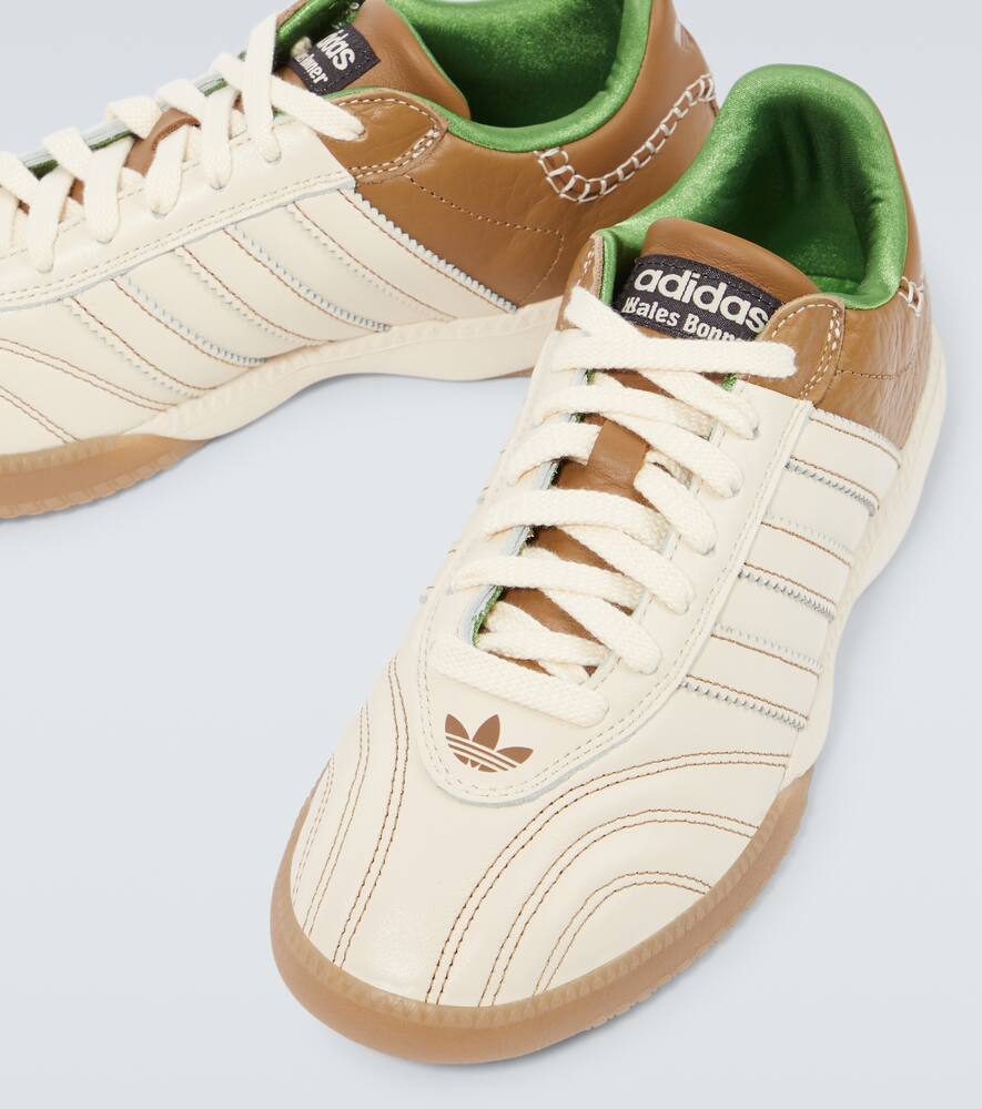 Кожаные кроссовки Wales Bonner Samba Adidas, Beige — фото 3