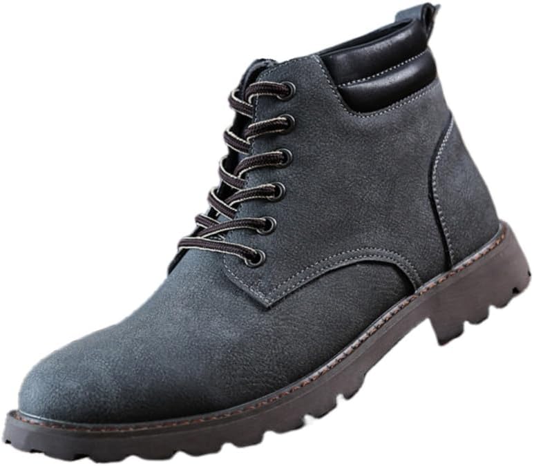 

Модные мужские короткие ботинки на высокой подошве. Большой размер. Подходят для активного отдыха, альпинизма и повседневного использования Fmshi, серый