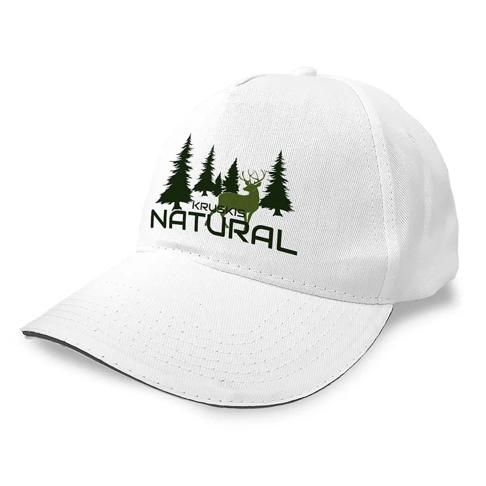 

Бейсболка Kruskis Natural, белый