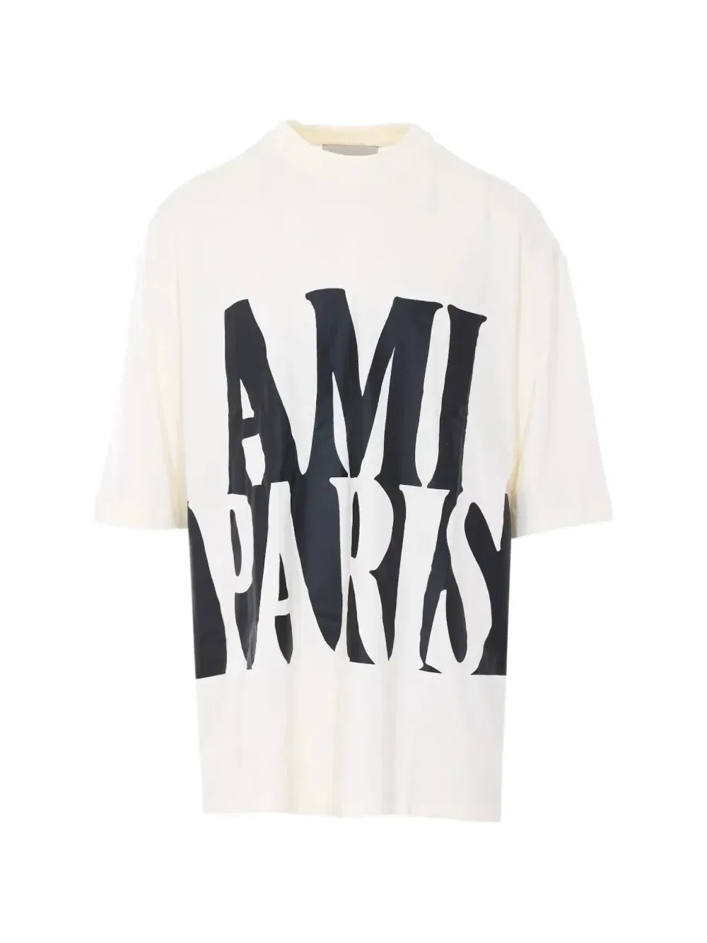 Футболка с логотипом Ami Paris, нейтральный