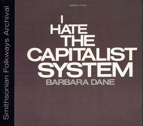 

CD диск Dane, Barbara: I Hate the Capitalist System