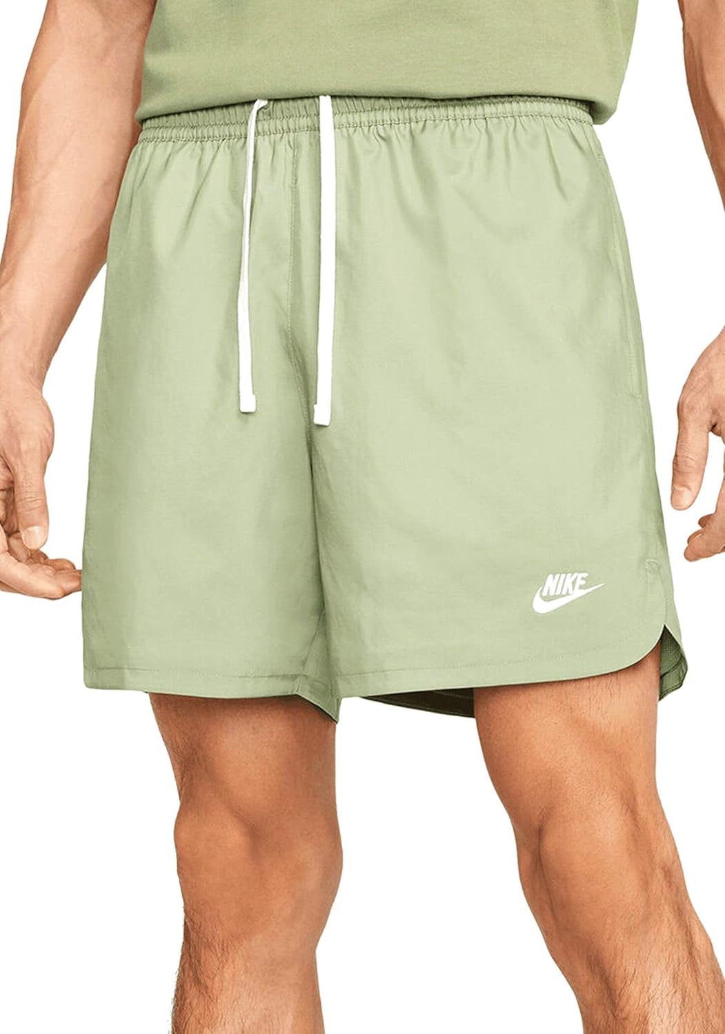 

Мужские спортивные шорты Nike AR2382-657 из тканого материала, Oil Green/White