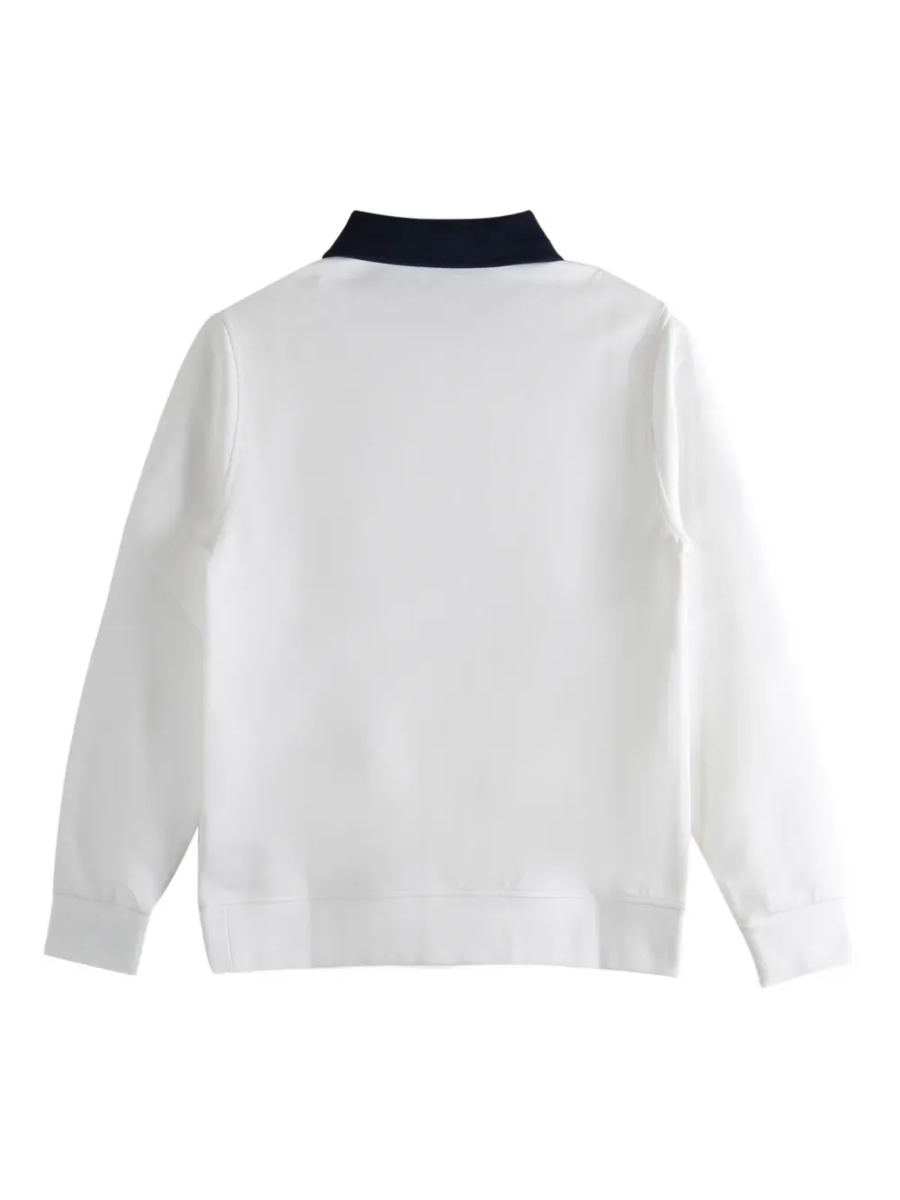 Поло с молнией до половины POLO RALPH LAUREN KIDS, белый — фото 2