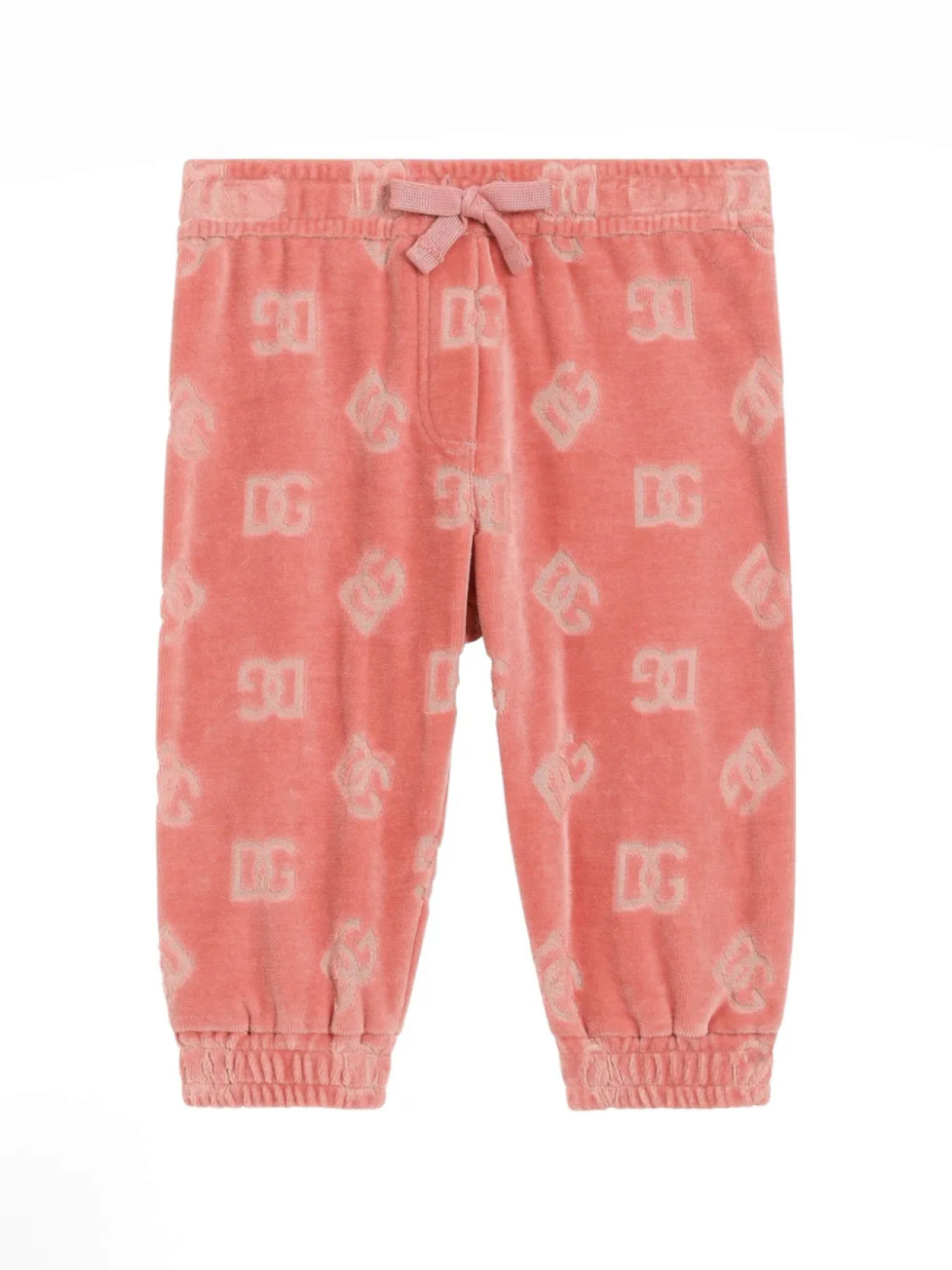 

Dolce & Gabbana Kids спортивные брюки с жаккардовым логотипом, розовый