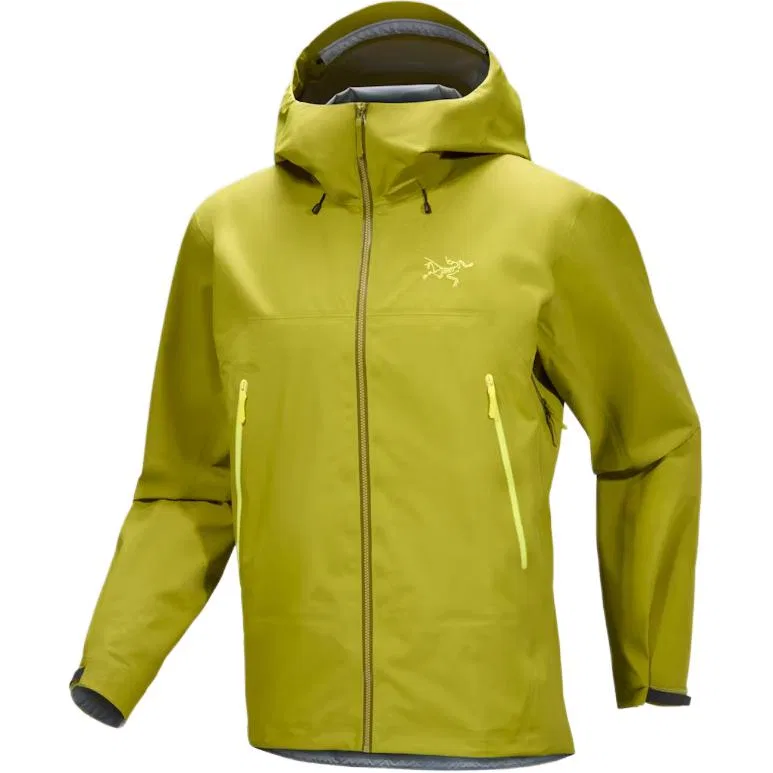 Ветрозащитная куртка Beta SL дышащая непромокаемая Arcteryx оливково-зеленая