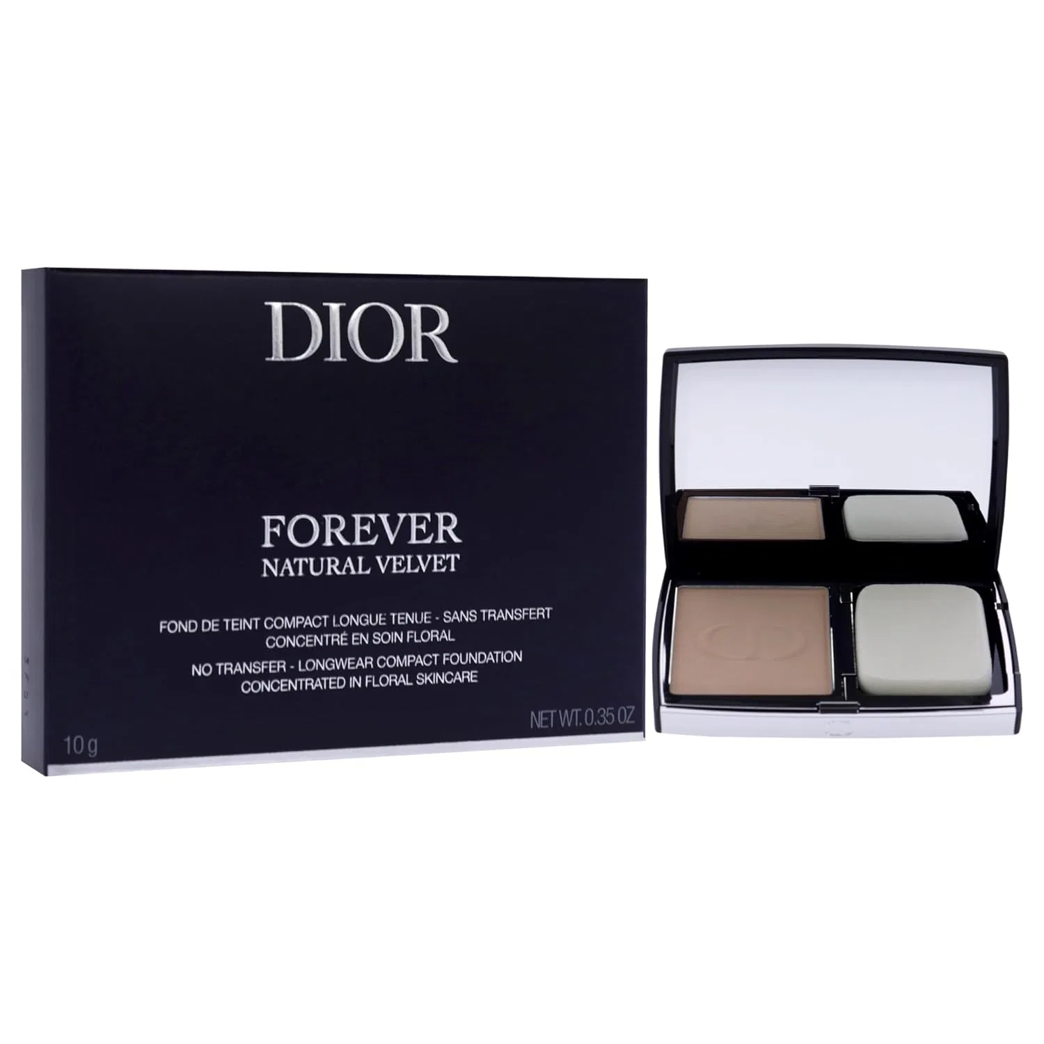 Компактная тональная основа «Forever Natural Velvet Background Compact No. 2N Neutral» от Christian Dior Dior — фото 3