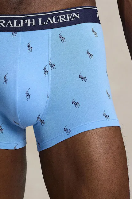 Боксеры из хлопка с эластаном 3 шт Polo Ralph Lauren, черный — фото 4