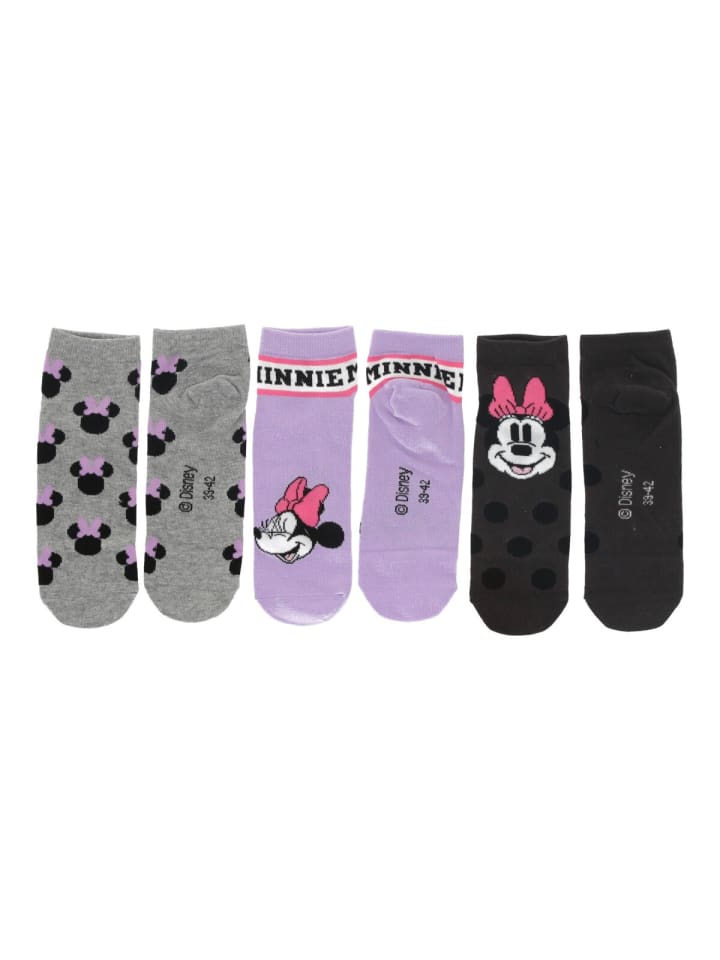 

Носки Disney Minnie Mouse, разноцветный
