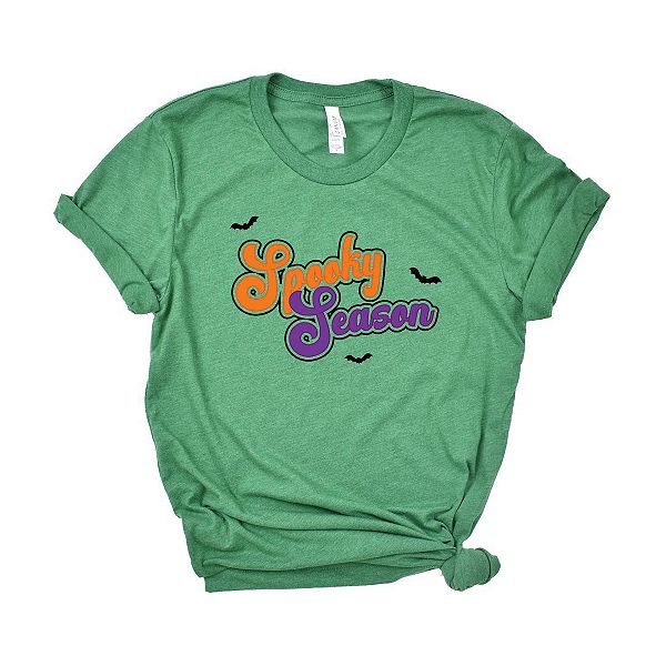 

Футболка с принтом Spooky season cursive Simply Sage Market, Зеленый, Футболка с принтом Spooky season cursive Simply Sage Market