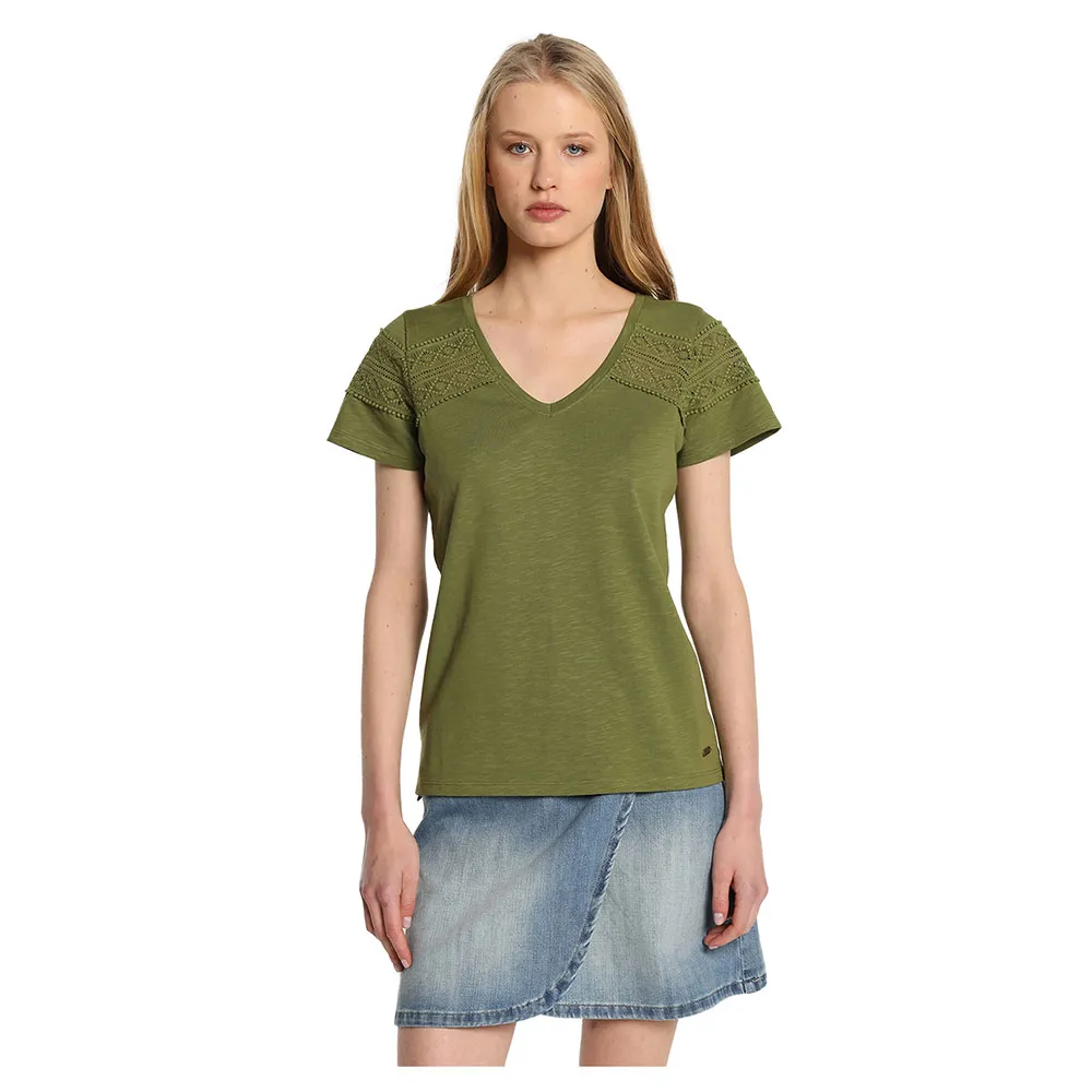 

Футболка Lois Jeans 10916 short sleeve v neck, зеленый