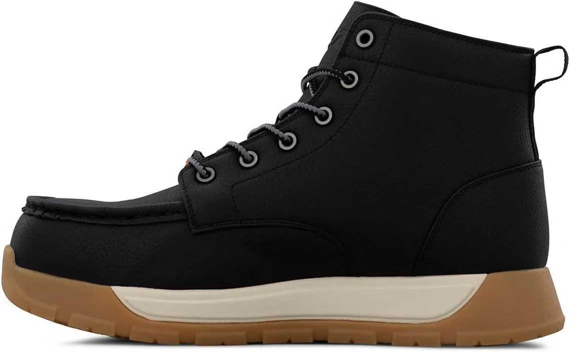 Мужские рабочие ботинки Lugz Yard LX с композитным носком, Black Cream Rubber — фото 3