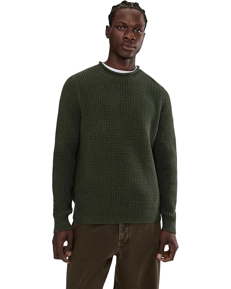 

Мужской свитер-водолазка L.L.Bean Organic Cotton Waffle Rollneck Crew, Thyme