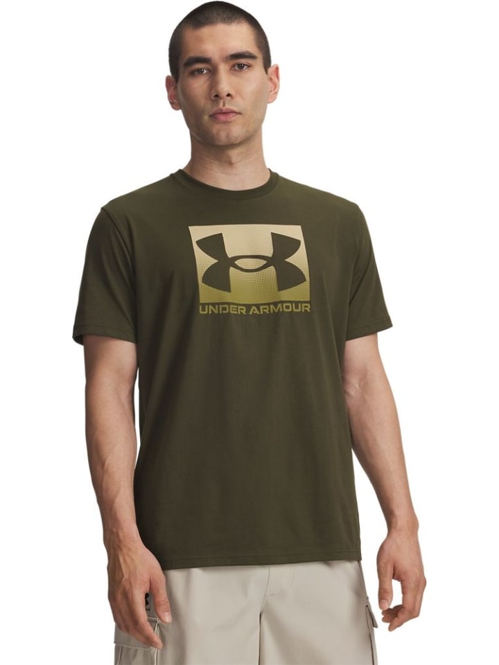 

Футболка спортивная Boxed Sports Updated T-Shirt зеленого цвета Under Armour