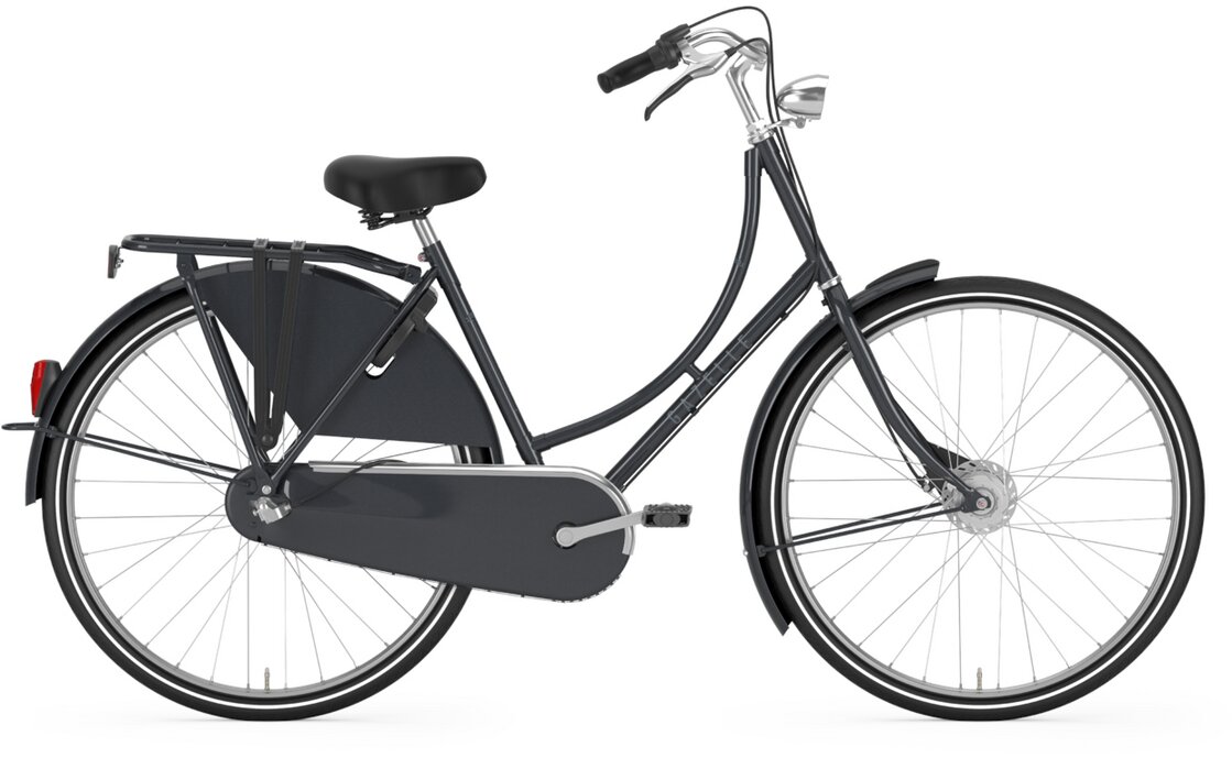 

Городской велосипед Gazelle Classic RT - 28 дюймов - Tiefeinsteiger - 2025, цвет Schwarz|Panther Black Gloss