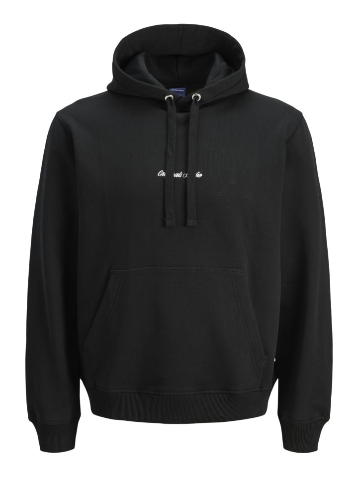 

Толстовка JORNORREBRO EMB SWEAT HOOD черного цвета Jack & Jones