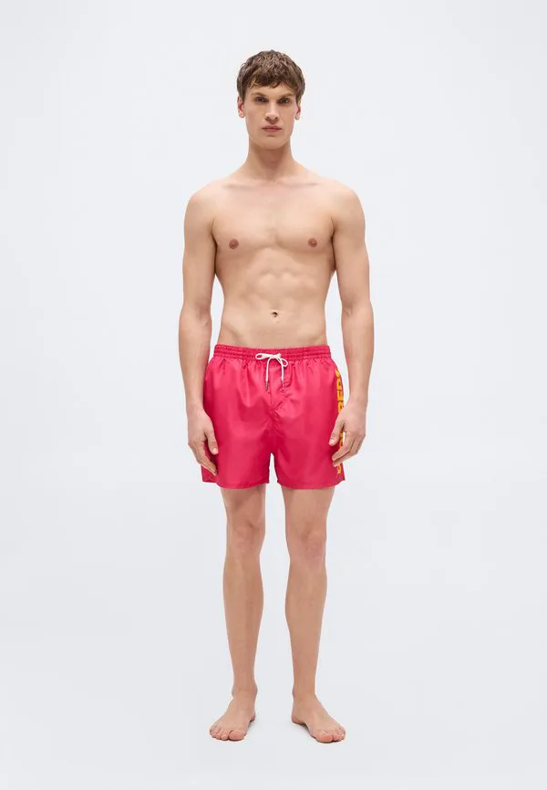 Плавки-Боксеры средней длины с логотипом sunset chaser Dsquared2, Fuxia — фото 2