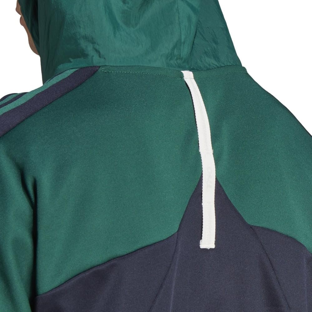 Мужская толстовка Adidas IKX18, худи Tiro, зеленый — фото 4