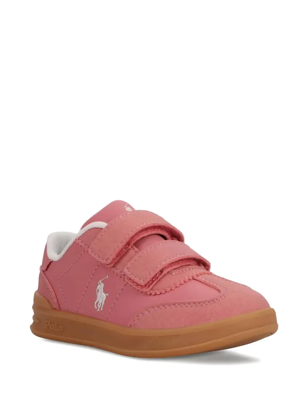 Кроссовки Polo с вышитым пони Polo Ralph Lauren Kids, розовый