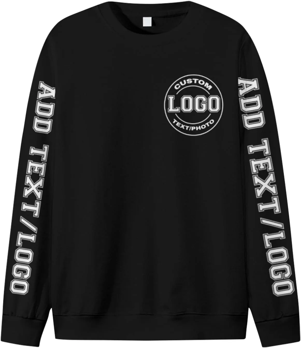 Футболка с длинным рукавом Custom для мужчин — фото 4