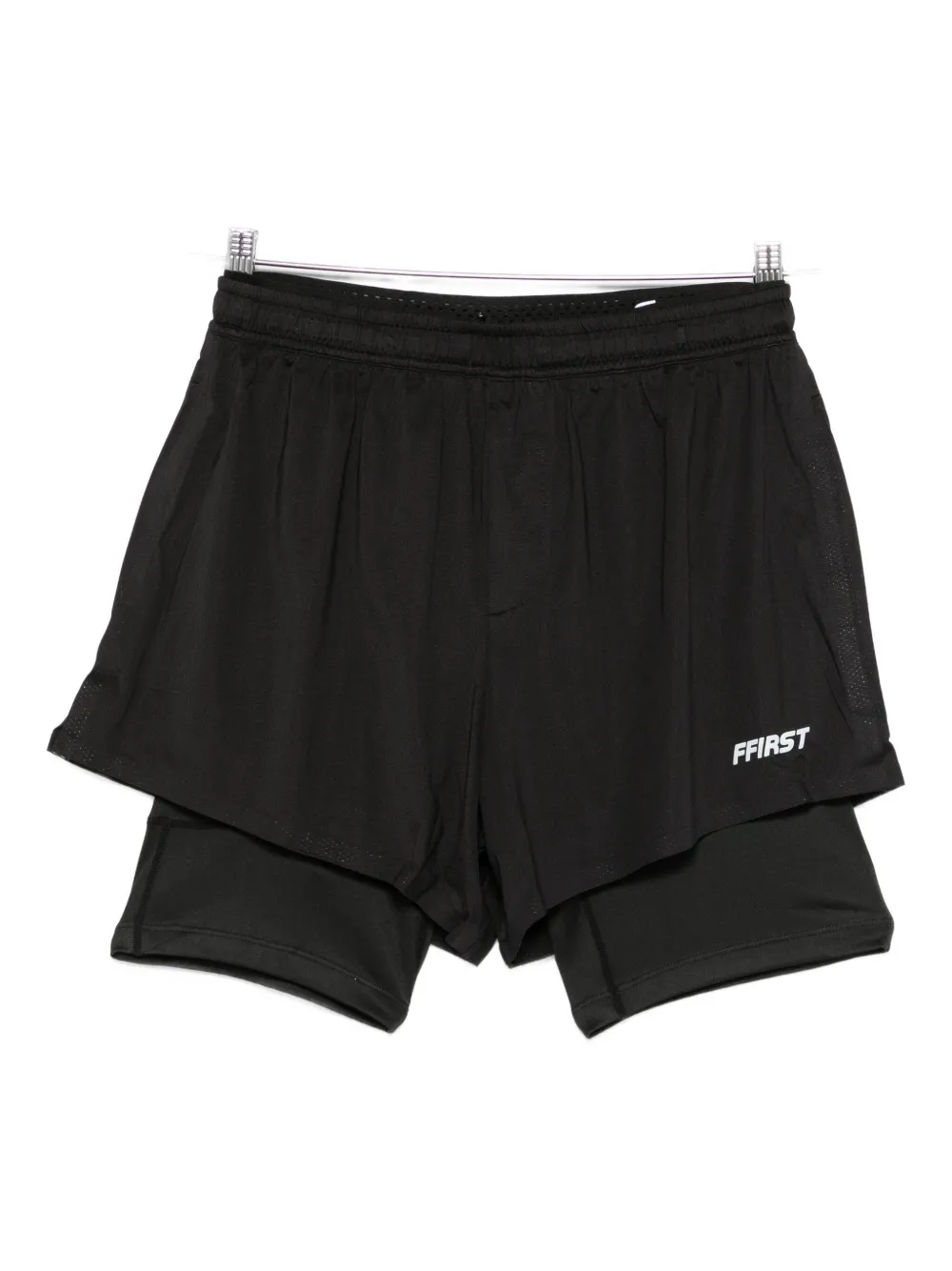 

Шорты для активного отдыха с принтом-логотипом Family First, черный