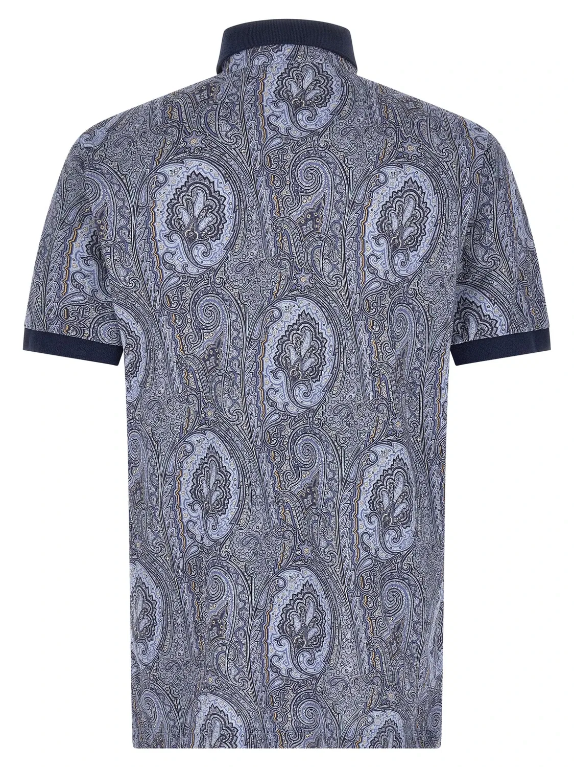 Поло с узором "Arnica Paisley" ETRO, синий — фото 2