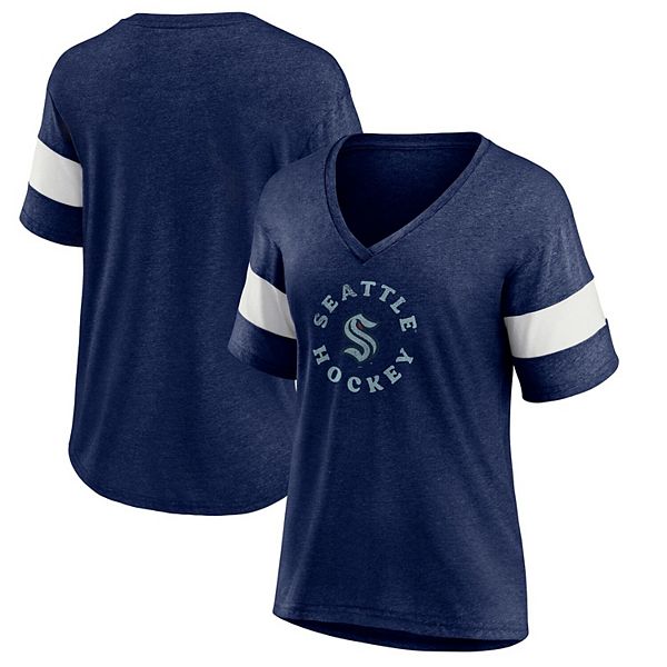 

Женская футболка с v-образным вырезом fanatics branded heather navy seattle kraken special edition 20 ring the alarm Unbranded, Синий, Женская футболка с v-образным вырезом fanatics branded heather navy seattle kraken special edition 20 ring the alarm Unb