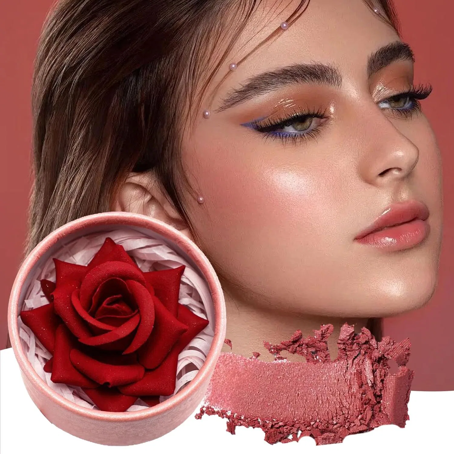 Румяна 3D Rose Petal Rouge, 1 шт, 5# — фото 3