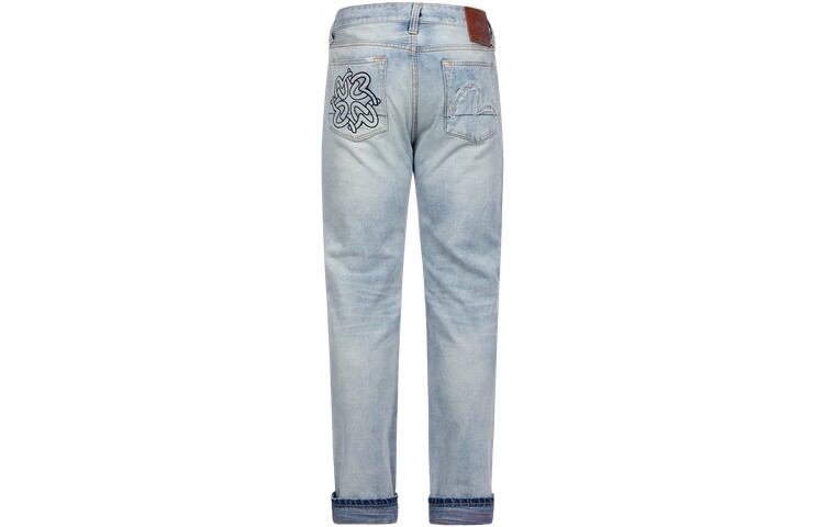 

Джинсы мужские деним синие Evisu, синий