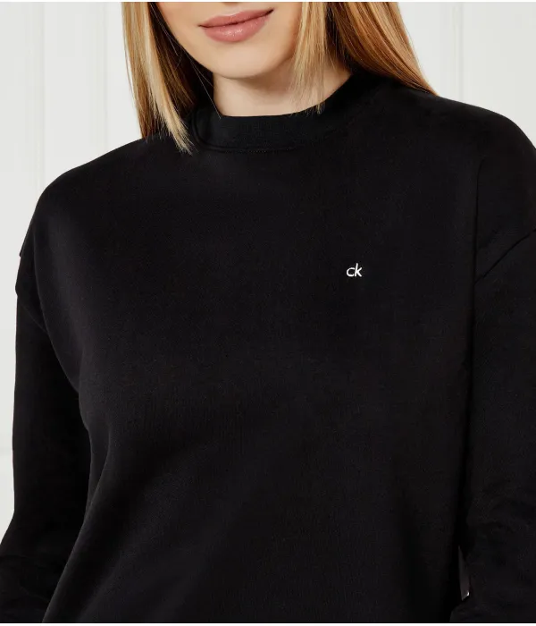Махровая толстовка Regular fit Calvin Klein, черный — фото 4