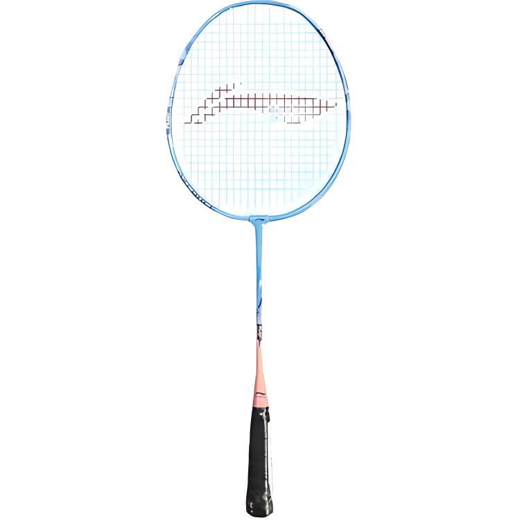 

Thunder KIDS карбон-алюминиевая бадминтонная ракетка начального уровня одиночная ракетка LINING, Ultra-светло-Thunder Kids Play Azure синий