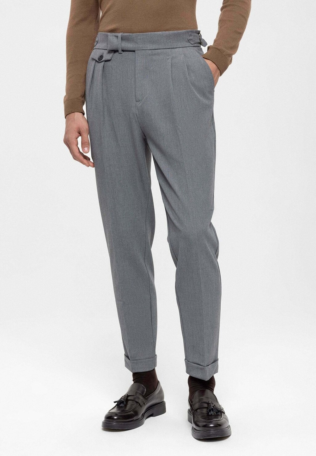 

Брюки High Waist Pleated Antioch, цвет grey