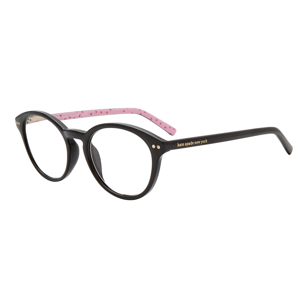 

Kate Spade KS Kinslee 807 0.00 женские круглые очки 48 мм, черный