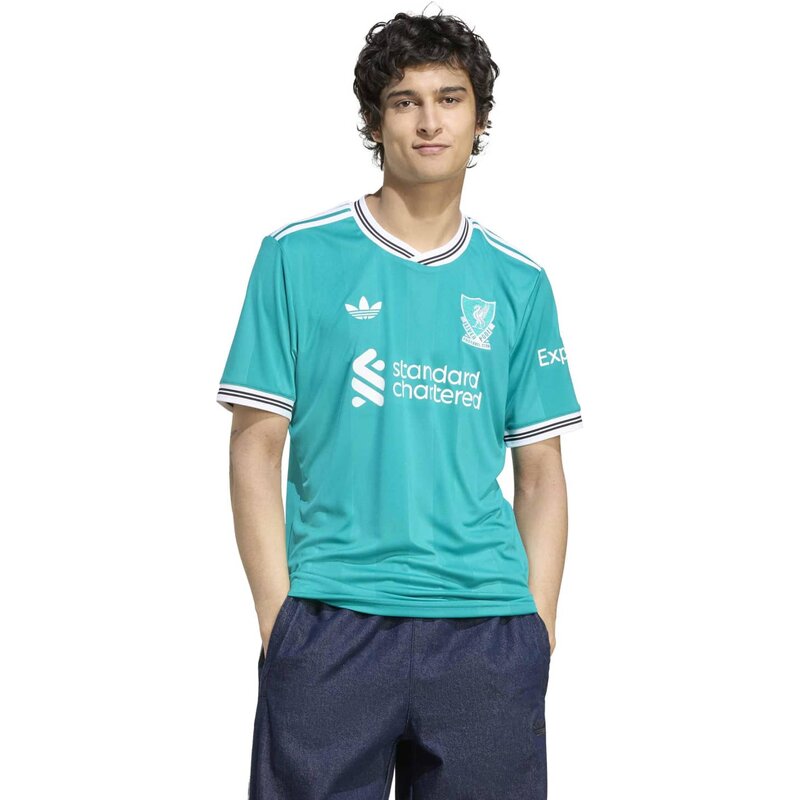 Третья футболка ФК «Ливерпуль» 25/26 Adidas, синий — фото 3