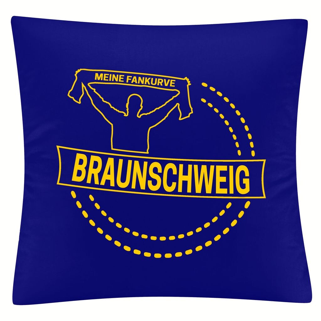 

Чехол на подушку multifanshop - Braunschweig - My Fan Curve, синий, один размер