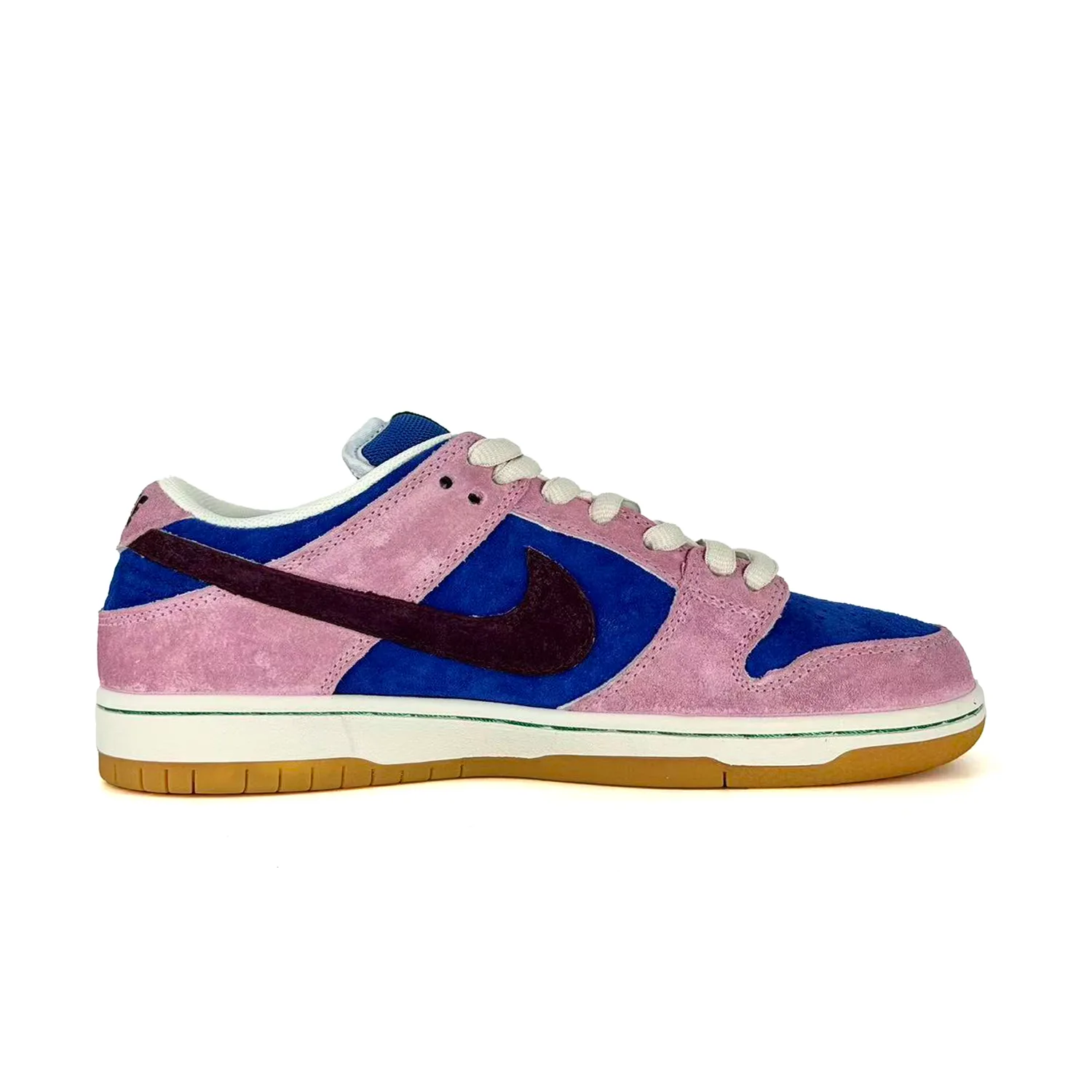 Nike Dunk SB Glacier Bubble Suede Thermal Abrasion Resistant Slip Resistant Low top кроссовки для скейтбординга Unisex Pink Blue — фото 3