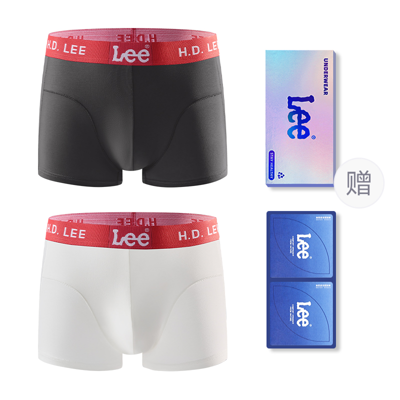 

Классические 101 трусы мужские подарочный набор из 2 полосок Lee, белый