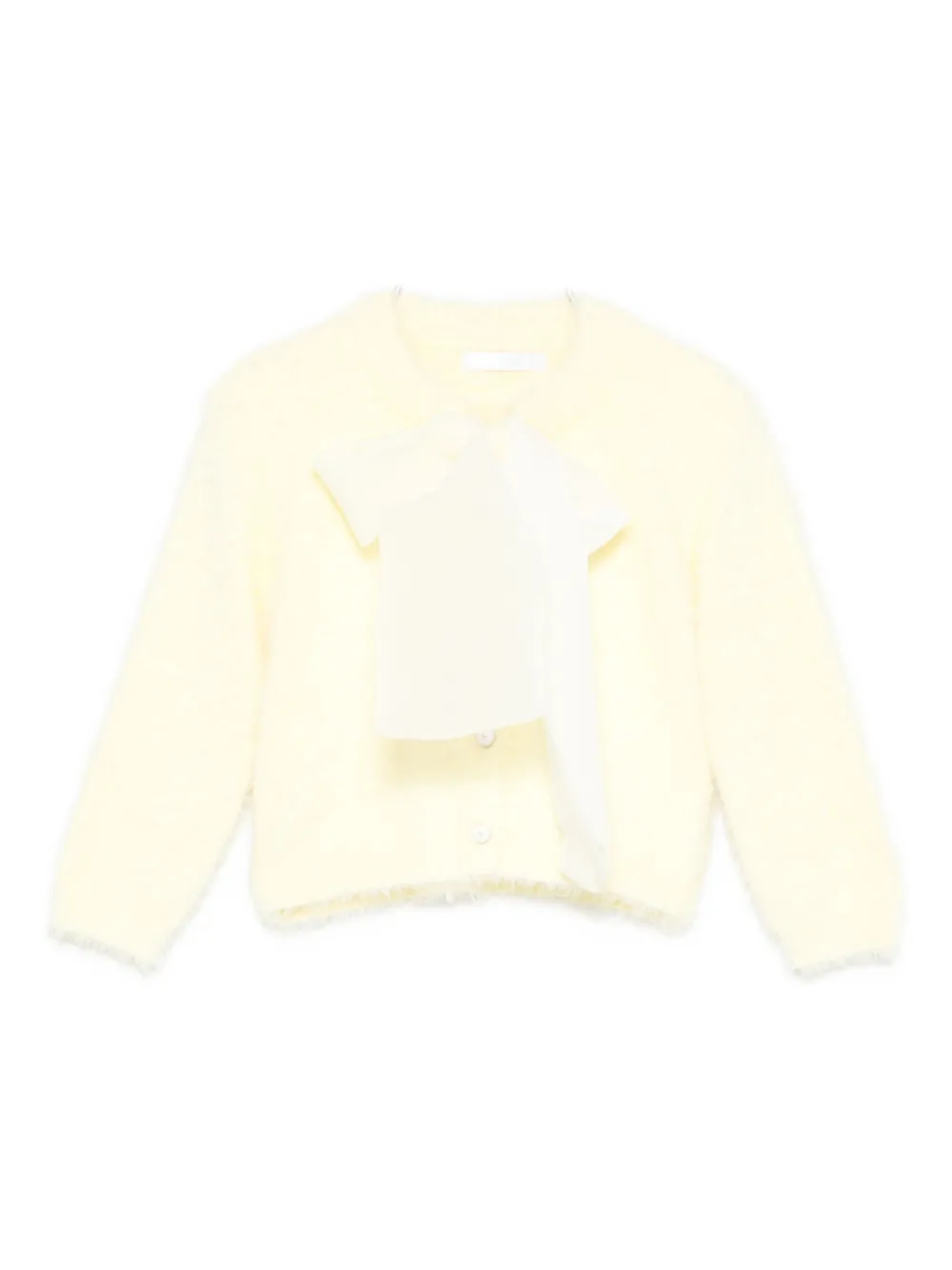 

Кардиган с бантом Miss Grant Kids, желтый