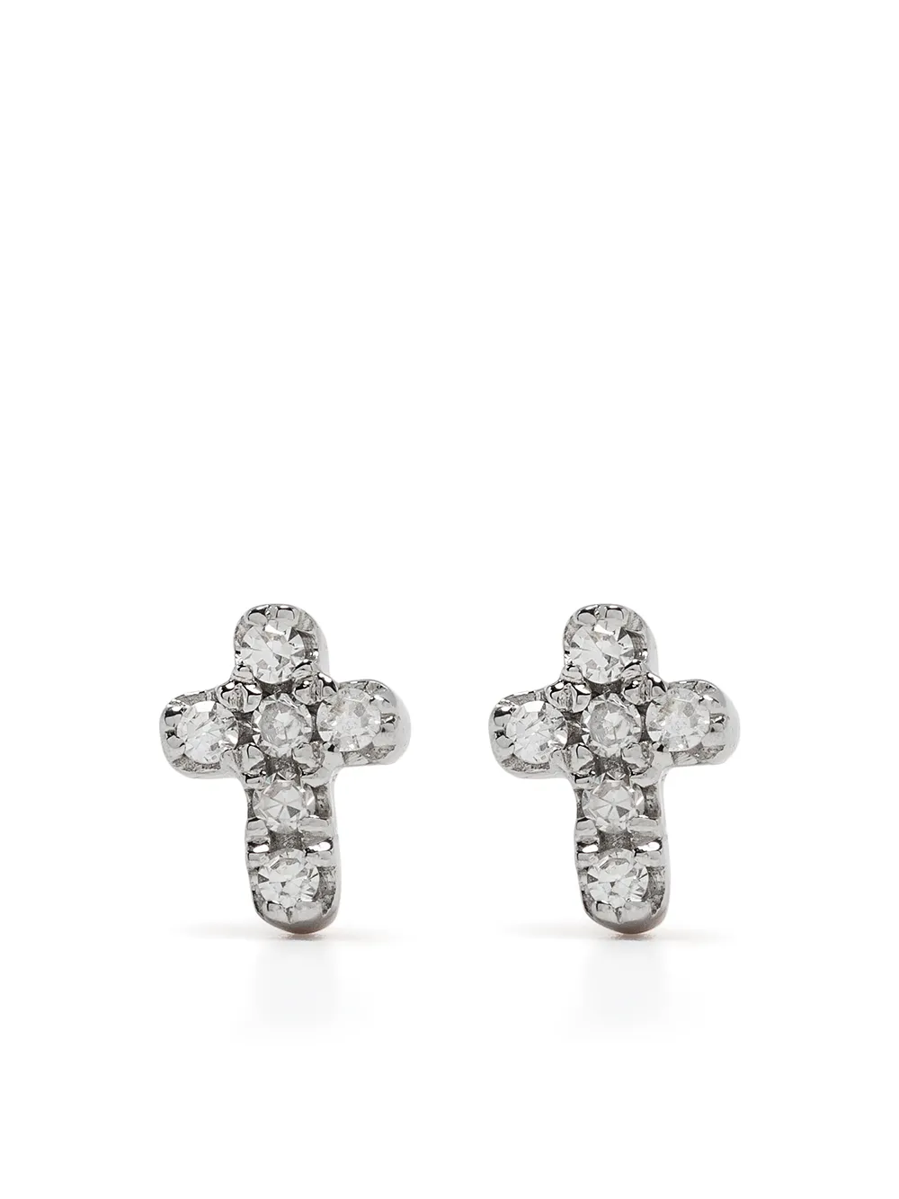 

Серьги Cross из розового золота с бриллиантами Djula, розовый