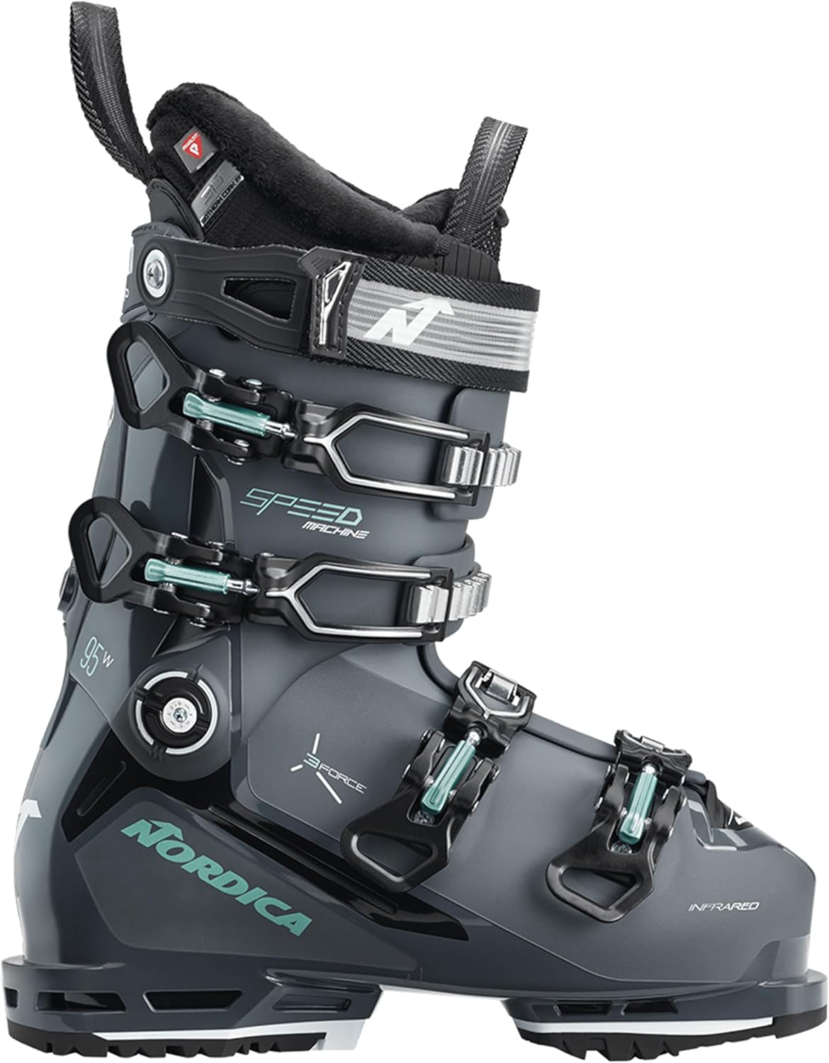 

Женские ботинки Nordica Speedmachine 3 95 W, Anthracite/Black/Green, Черный, Женские ботинки Nordica Speedmachine 3 95 W, Anthracite/Black/Green