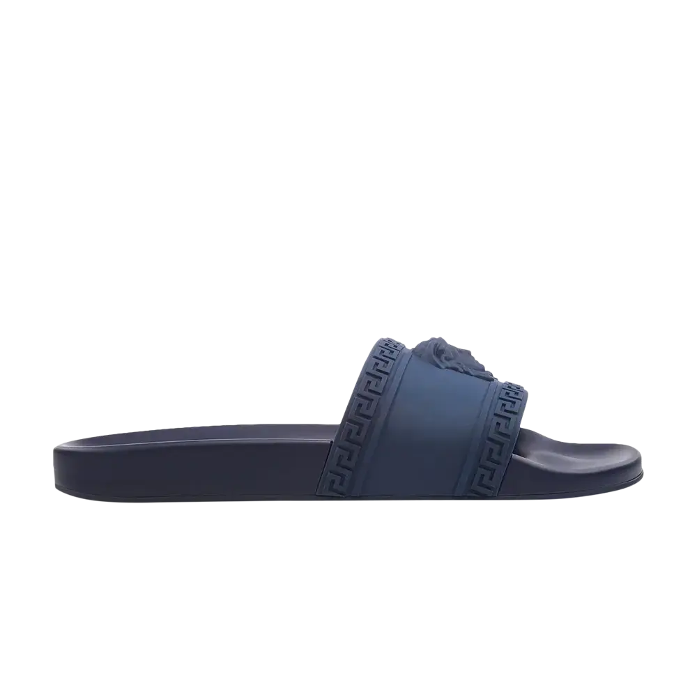 Шлепанцы Versace Palazzo Medusa Pool Slide, синий