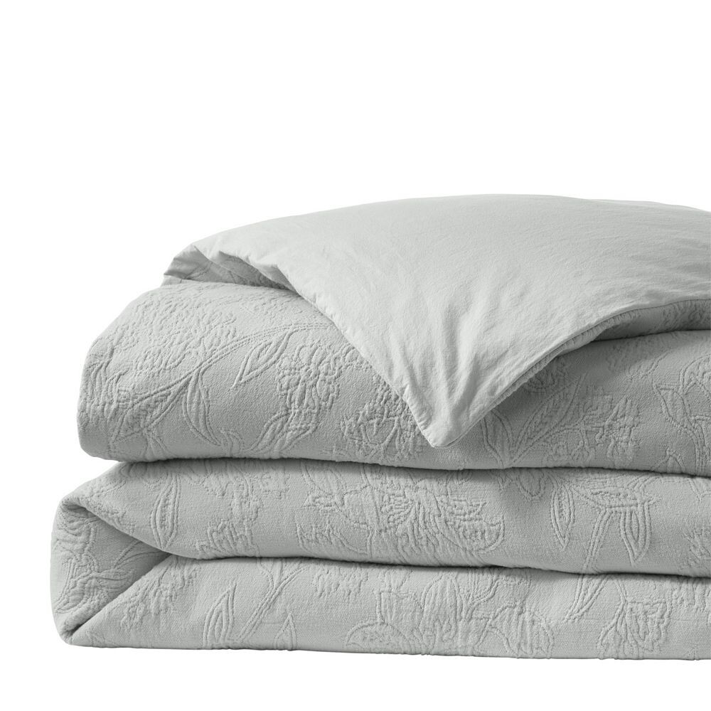 

Пододеяльник или накидка Lands' End из хлопка Matelasse, цвет Light Fog