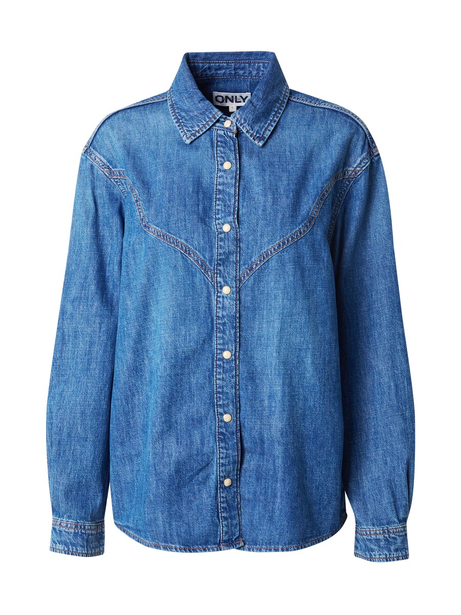 

Блузка ONLY Blouse ONLSEVIGNY, синий деним