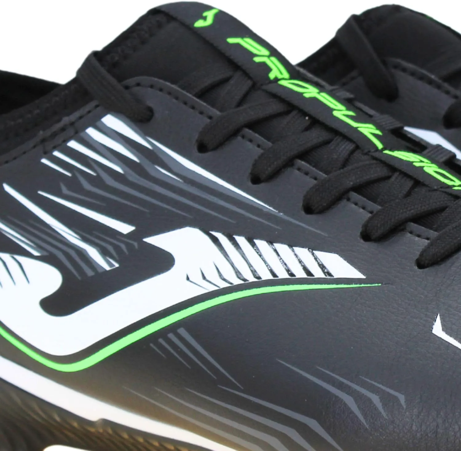 Футбольные бутсы Joma для твердого грунта, 6.5-12 US - Профессиональные бутсы - Верх из микрофибры, хромированная подошва, усиление пятки - Пропульсия, черный — фото 4