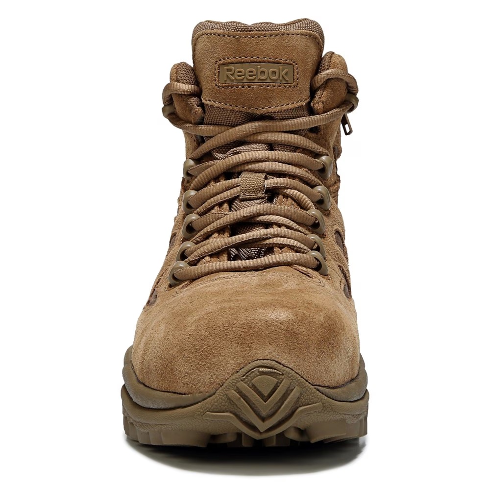 Ботинки "Rapid response" с боковой молнией 6 дюймов от Reebok Duty, coyote leather — фото 3